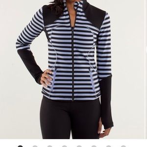 Lululemon Forme Sea Stripe Zip up Jacket